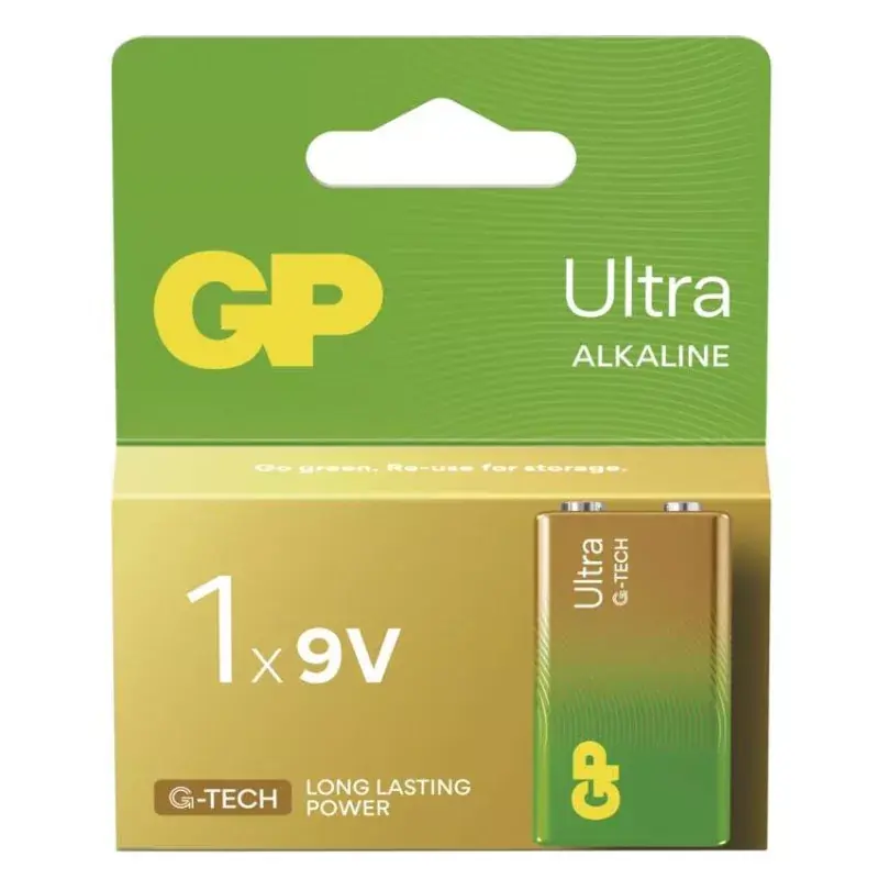 GP Ultra Alkáli elem 9V 1db Biztonságos vásárlás