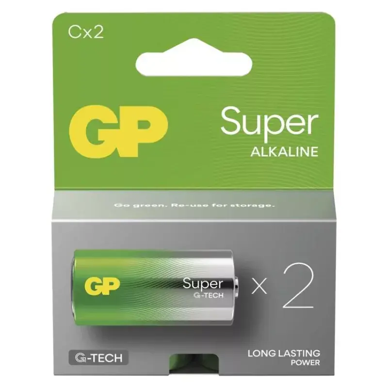 Biztonságos vásárlás GP Super Alkáli elem LR14 (C) 2db