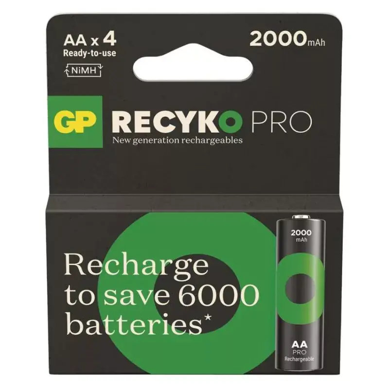 Expressz kézbesítés GP ReCyko Pro NiMH Akkumulátor HR6 (AA) 4db