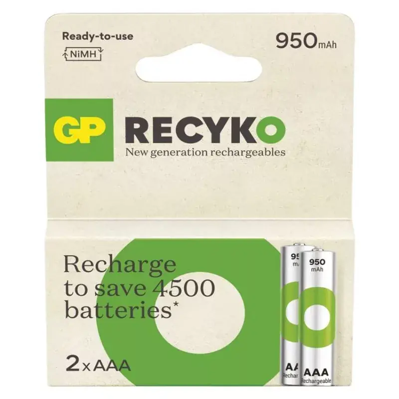 GP ReCyko NiMH Akkumulátor HR03 (AAA) 950mAh 2db Vedd meg most