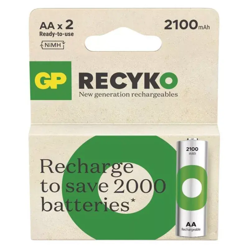 GP ReCyko NiMH Akkumulátor HR6 (AA) 2100mAh 2db Olcsó