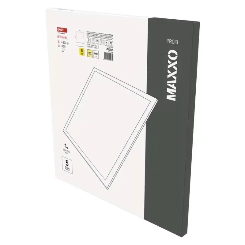 Biztonságos vásárlás EMOS LED panel MAXXO beépíthető 36W 4100lm IP20 UGR meleg fehér