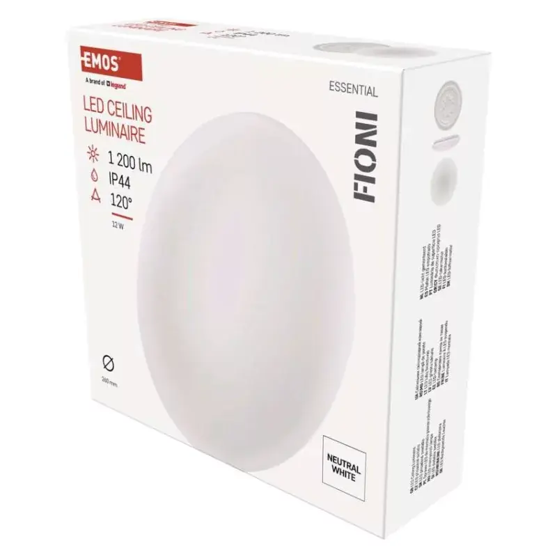 EMOS LED MENNYEZETI LÁMPA FIONI 12W NW IP44 Ajánlat