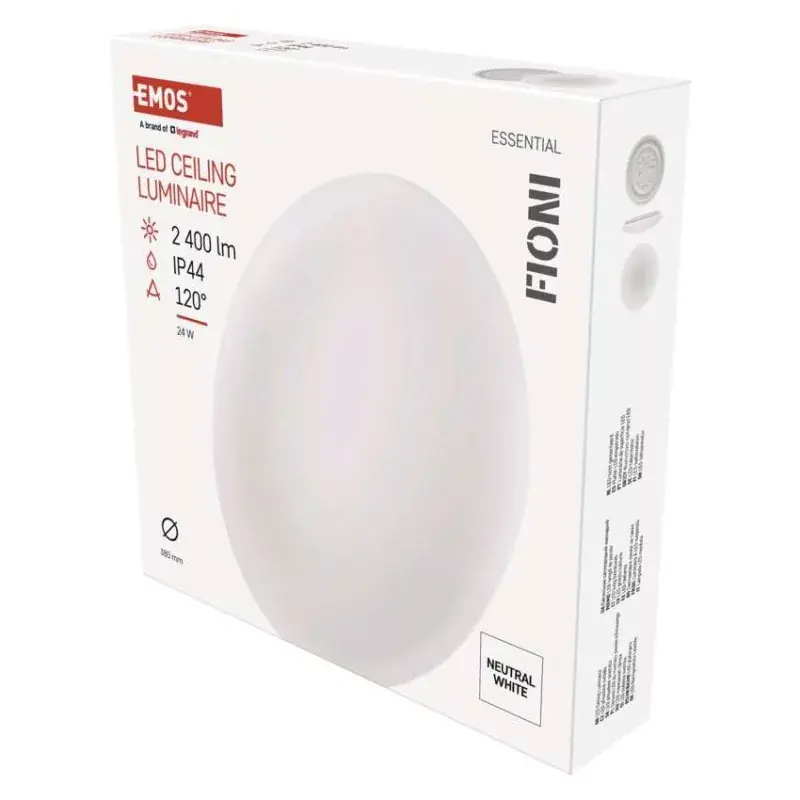 EMOS LED MENNYEZETI LÁMPA FIONI 24W NW IP44 Expressz kézbesítés