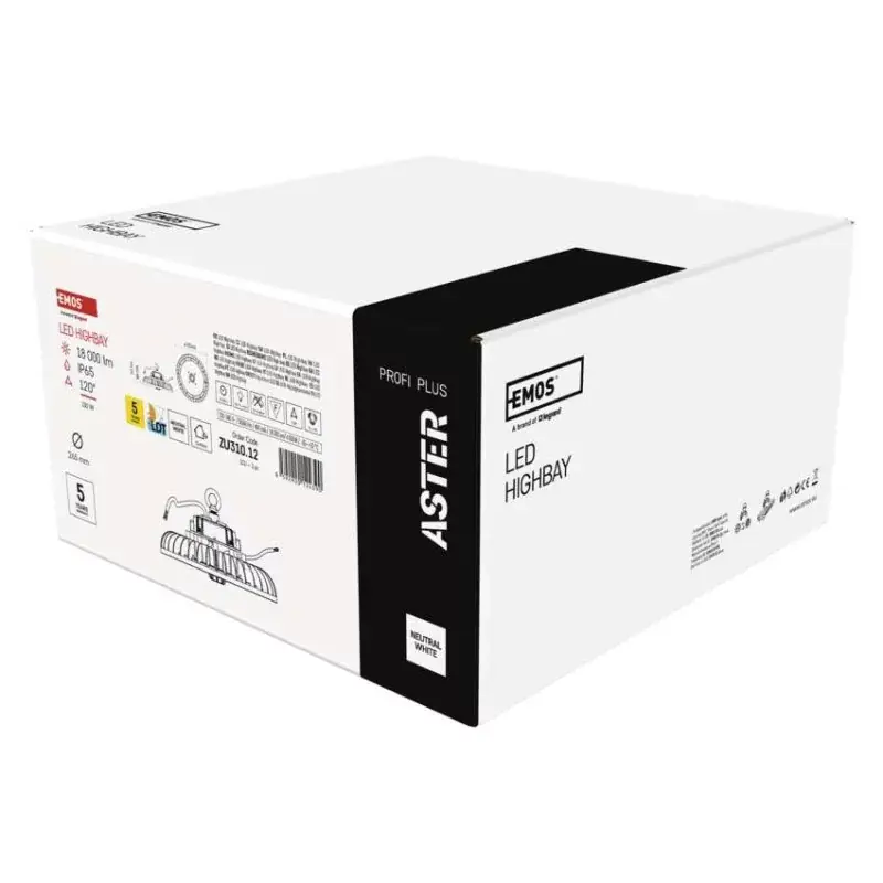 EMOS LED HIGHBAY ipari mennyezeti lámpa ASTER 100W IP65 120° Korlátozott ajánlat