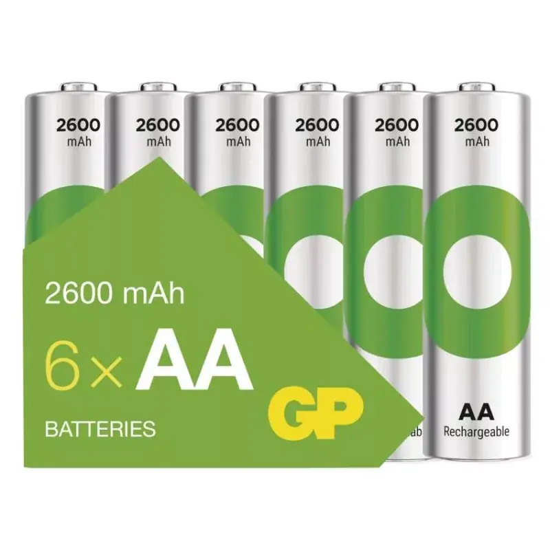 GP ReCyko NiMH Akkumulátor HR6 (AA) 2600mAh 6db Gyors szállítás
