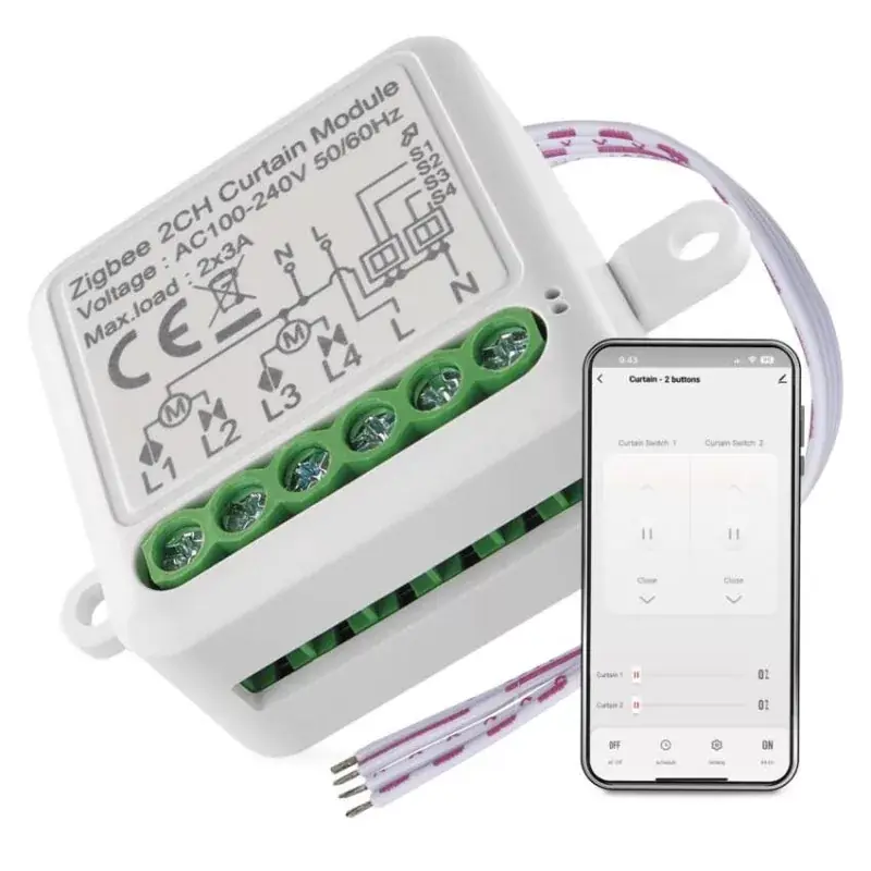 Alacsony ár GoSmart motoros modul IP-2122CZ, ZigBee, 2 csatornás