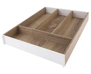 Ambia-line evőeszköztartó, a legrabox/merivobox fa fiók, fadesign, 4 evőeszköztartó rekesz, nh=450 mm, szélesség=300 mm Akció
