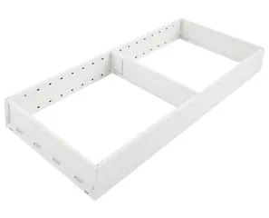 Prémium Ambia-line keret, a legrabox/merivobox fa fiók, acél, nh=450 mm, szélesség=200 mm