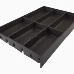 Olcsó Ambia-line evőeszköztartó, a legrabox/merivobox fa fiók, műanyag/acél, 6 evőeszköztartó rekesz, nh=500 mm, szélesség=300 mm