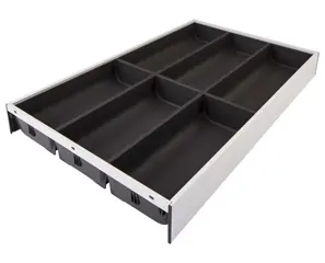 Nézd meg most Ambia-line evőeszköztartó, a legrabox/merivobox fa fiók, műanyag/acél, 6 evőeszköztartó rekesz, nh=500 mm, szélesség=300 mm