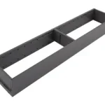 Legkelendőbb Ambia-line keret, a legrabox/merivobox fa fiók, acél, nh=500 mm, szélesség=100 mm