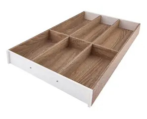 Ambia-line evőeszköztartó, a legrabox/merivobox fa fiók, fadesign, 6 evőeszköztartó rekesz, nh=550 mm, szélesség=300 mm Ne maradj le