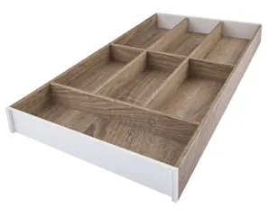 Expressz szállítás Ambia-line evőeszköztartó, a legrabox/merivobox fa fiók, fadesign, 7 evőeszköztartó rekesz, nh=600 mm, szélesség=300 mm