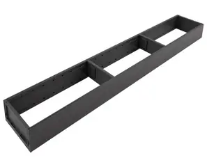 Népszerű Ambia-line keret, a legrabox/merivobox fa fiók, acél, nh=600 mm, szélesség=100 mm