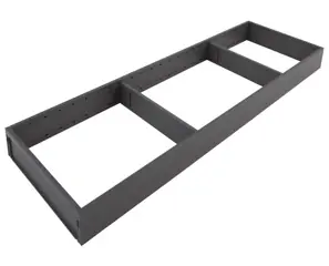 Akciós ár Ambia-line keret, a legrabox/merivobox fa fiók, acél, nh=600 mm, szélesség=200 mm