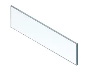 Különleges ajánlat Legrabox fiókoldal magasító elem - elöl, magasság c (138 mm), ksz=600 mm (15/16 mm), üveg, a legrabox pure/free