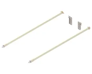 Metabox hosszanti korlát (bal/rechts), nh=450 mm, zrr.8000 korlátrögzítő (hátoldali) hozzácsomagolva Gyors szállítás