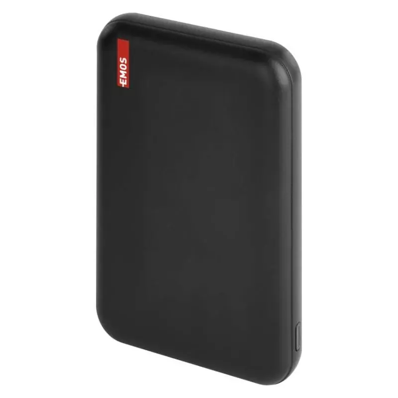 Kedvezmény EMOS Powerbank WI 521, 5 000 mAh, 20 W+Wireless, fekete