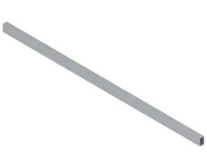 Olcsóbb Orga-line keresztkorlát, a ksz=1200 mm, hossza=1104 mm, méretre vágáshoz, a tandembox antaro