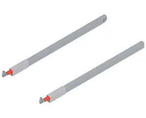 Tandembox hosszanti korlát (fent), a frontkihúzású fiók, nh=500 mm, jobb+bal, a tandembox antaro Biztonságos fizetés