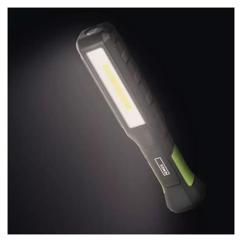 COB LED+LED újratölthető zseblámpa P4544, 800 lm, 2000 mAh Expressz kézbesítés