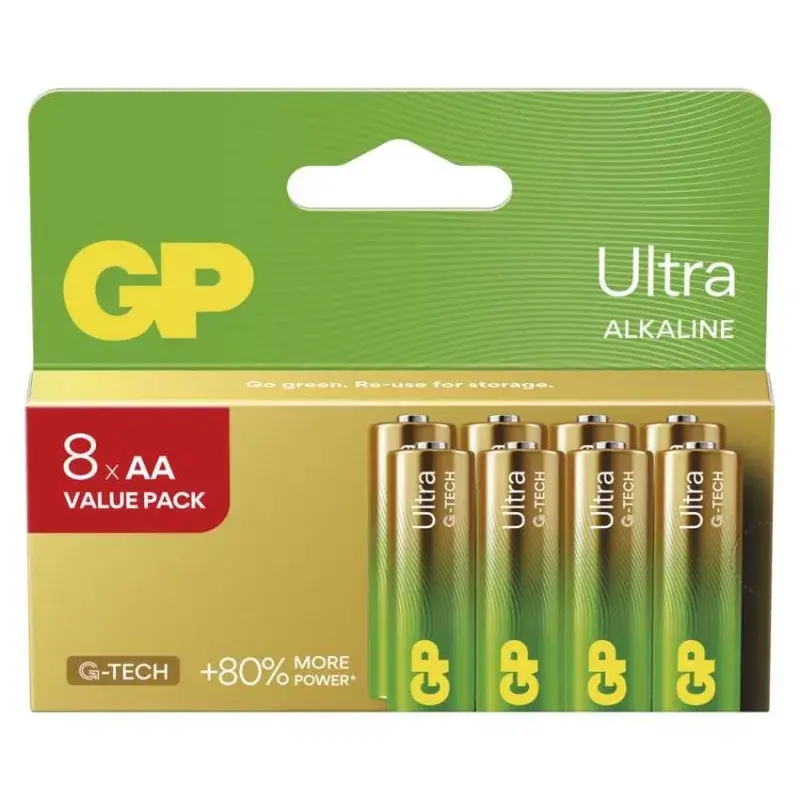 Gyors szállítás GP Ultra Alkáli elem AA 8db