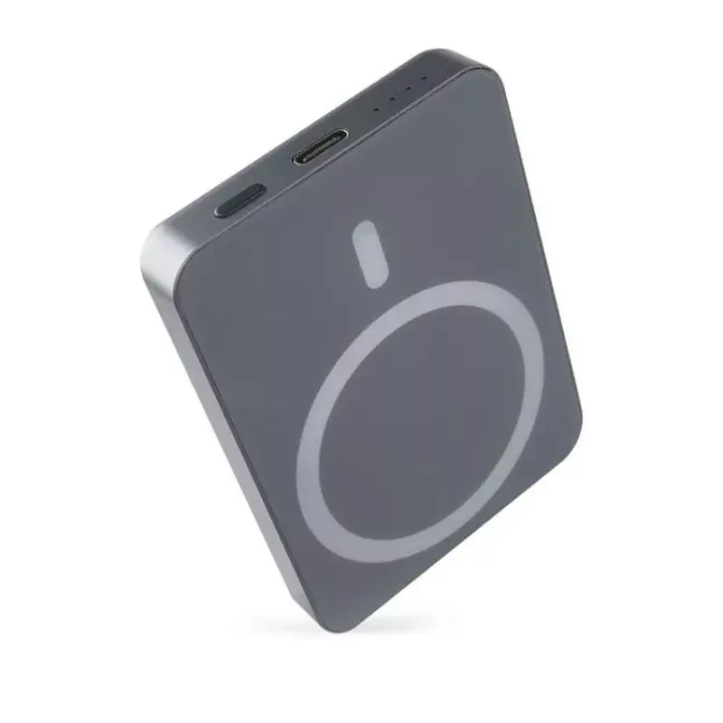 EMOS Powerbank WI 522, 5 000 mAh, 20 W+Wireless, szürke Szezonális akció