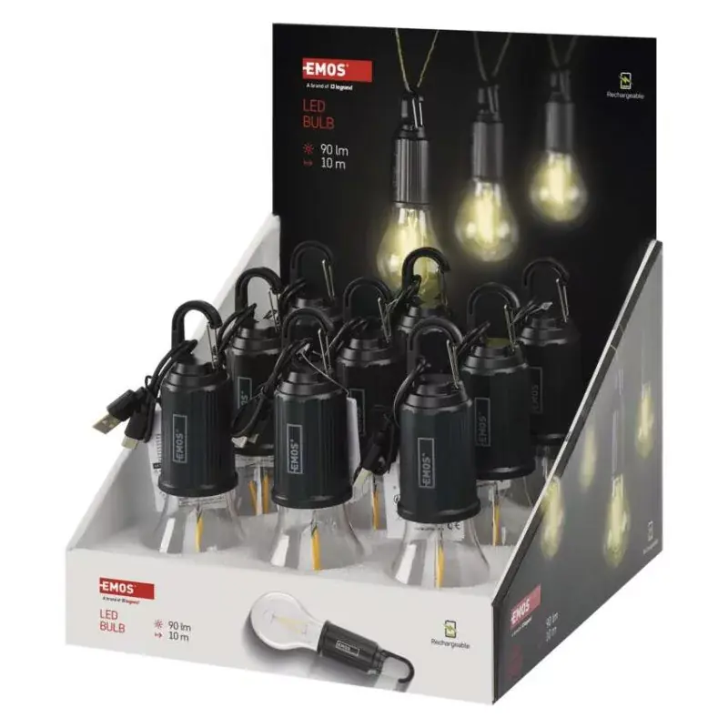 LED izzó USB tápegységgel 9db, display box Szuper ajánlat