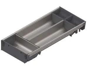Orga-line tálca-szett (részleges kitöltésű), tandembox fiókhoz, nh=450 mm, ksz=300 mm, szélesség=192 mm Gyors kiszállítás