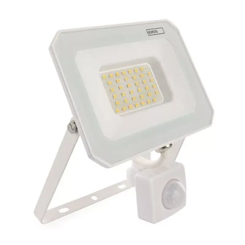LED reflektor SIMPO 30W 3000LM IP44 PIR semleges fehér Gyors szállítás