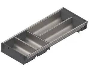 Orga-line tálca-szett (részleges kitöltésű), tandembox fiókhoz, nh=500 mm, ksz=300 mm, szélesség=192 mm Ne maradj le