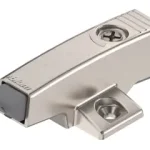 Biztonságos fizetés Blumotion adapterlemezben, kereszt (37/32), cink, építési magasság 25 mm