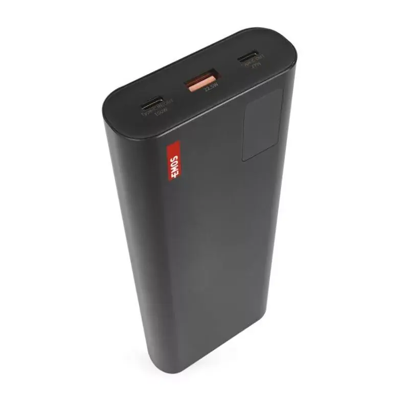 Olcsóbb EMOS Powerbank NTBF30, 27 000 mAh, 100 W PD, fekete
