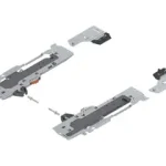 Szett (tip-on blumotion egység + kapcsolóelem + adapter), a tandembox, tipus l3, nh=350-600 mm, kihúzó teljes súlya=15-30 kg, jobb+bal Népszerű