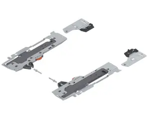 Szett (tip-on blumotion egység + kapcsolóelem + adapter), a tandembox, tipus l3, nh=350-600 mm, kihúzó teljes súlya=15-30 kg, jobb+bal Népszerű