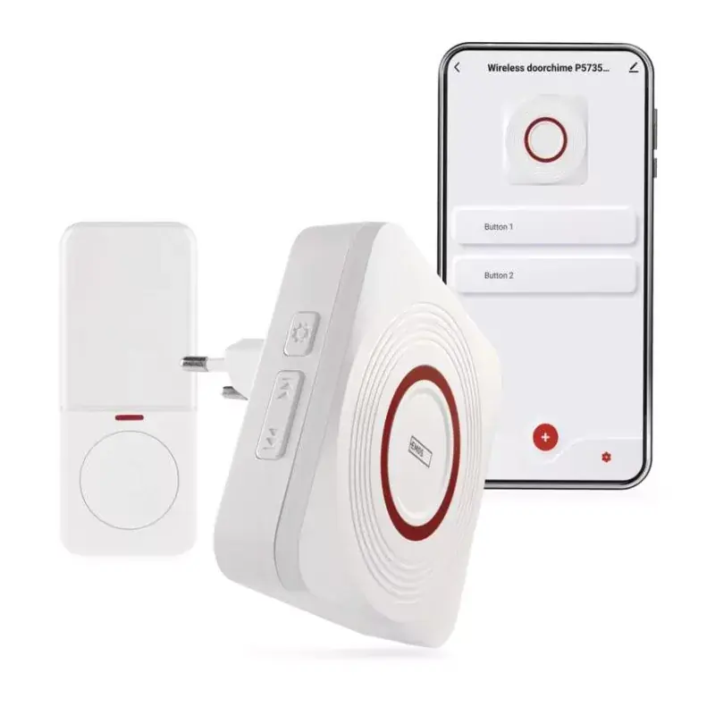 Végkiárusítás GoSmart Vezeték nélküli csengő P5735WS wifivel
