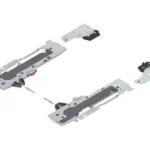 Szett (tip-on blumotion egység + kapcsolóelem + adapter), a tandembox, típus l1, nh=350-600 mm, kihúzó teljes súlya=0-20 kg, jobb+bal Outlet