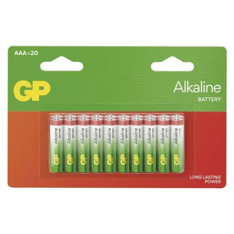 GP Alkaline elem LR03 (AAA), 20db Kedvezmény
