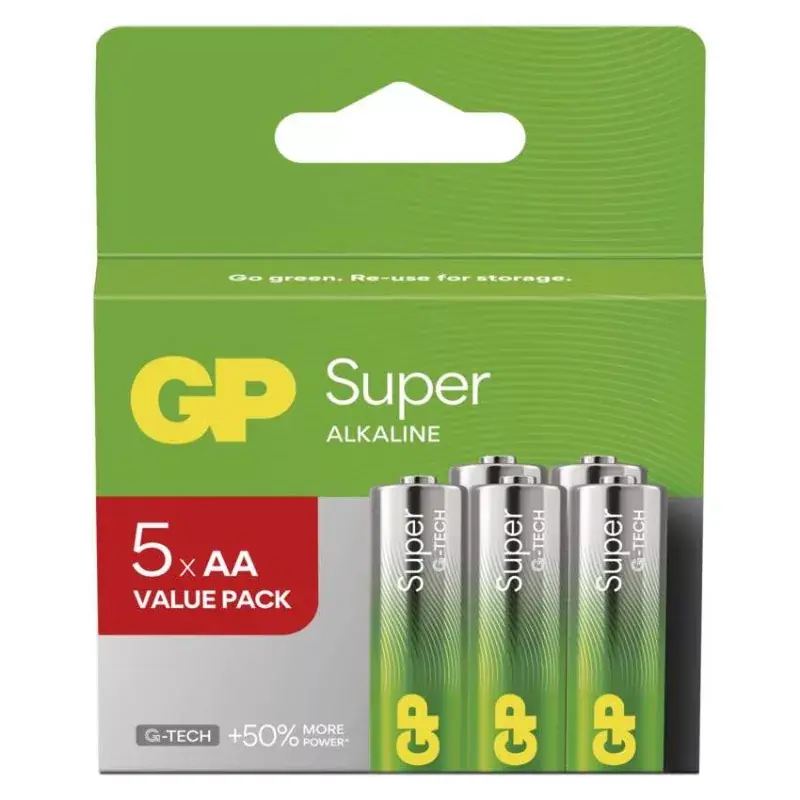 GP Super Alkáli elem AA 5db Különleges ajánlat