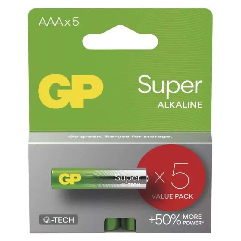 Ne maradj le GP Super Alkáli elem AAA 5db