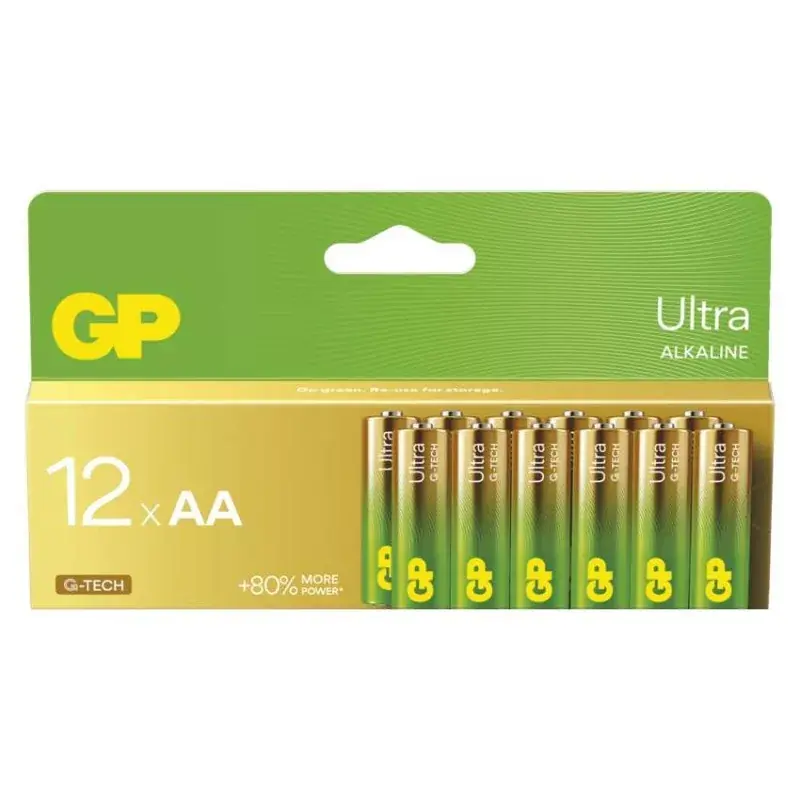 GP Ultra Alkáli elem AA 12db Olcsóbb