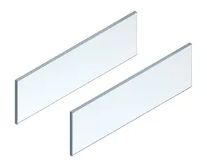 Legrabox fiókoldal magasító elem - oldal, magasság c (138 mm), nh=550 mm, üveg, 2 db készletben, a legrabox free Szezonális akció