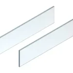 Újdonság Legrabox fiókoldal magasító elem - oldal, magasság c (138 mm), nh=650 mm, üveg, 2 db készletben, a legrabox free