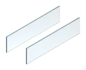 Újdonság Legrabox fiókoldal magasító elem - oldal, magasság c (138 mm), nh=650 mm, üveg, 2 db készletben, a legrabox free