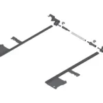 Legrabox oldalstabilizátor, nh=400 mm, ksz=1400 mm, teljes kihúzás, méretre vágáshoz Korlátozott ajánlat