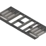 Orga-line tálca-szett (teljes kitöltésű), tandembox fiókhoz, nh=450 mm, ksz=1200 mm Kihagyhatatlan ajánlat