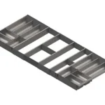Orga-line tálca-szett (teljes kitöltésű), tandembox fiókhoz, nh=500 mm, ksz=1200 mm Szuper ajánlat