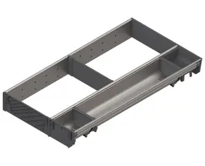 Biztonságos fizetés Orga-line kombi-szet (részleges kitöltésű), tandembox fiókhoz, nh=550 mm, ksz=400 mm, szélesség=289 mm