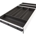 Legjobb ár Ambia-line evőeszköztartó, a legrabox/merivobox fa fiók, műanyag/acél, 6 evőeszköztartó rekesz, nh=650 mm, szélesség=300 mm